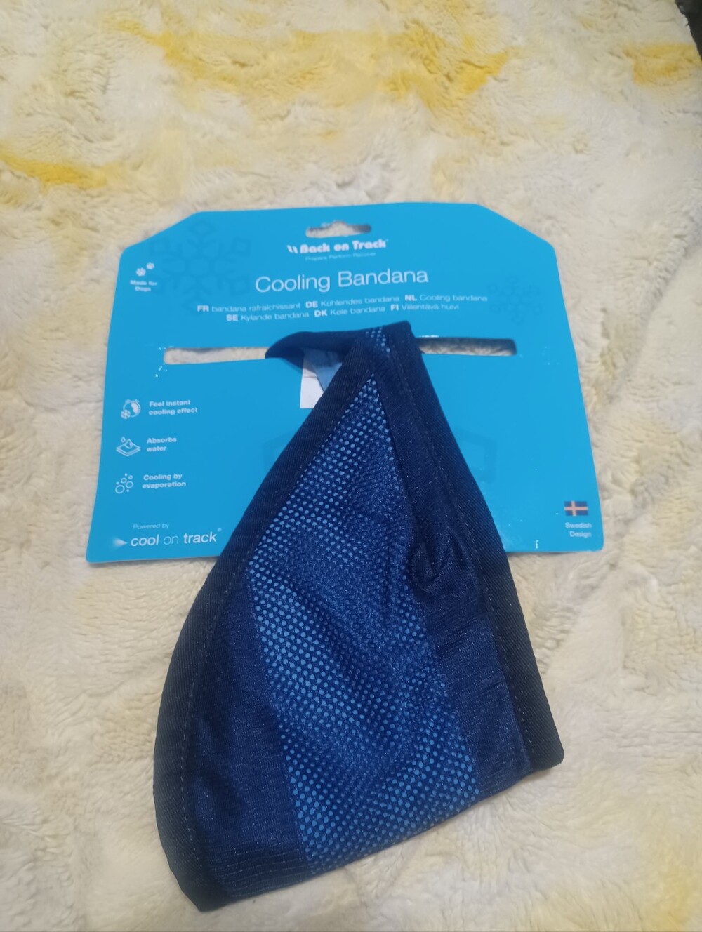 Dog  Cooling Bandana - Navy Blue